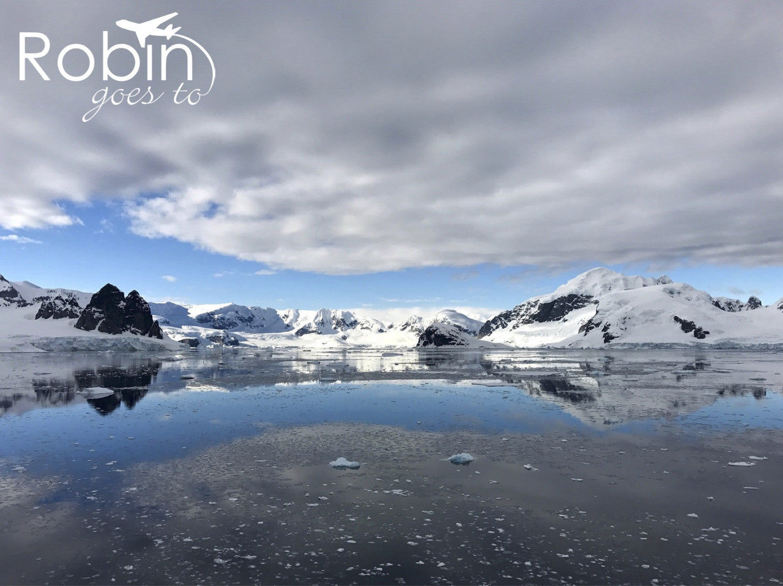 Antarctica- Blue Sky Reflection