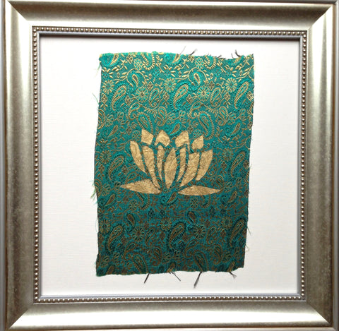 Handmade art, Bali Collection- Lotus (Green)