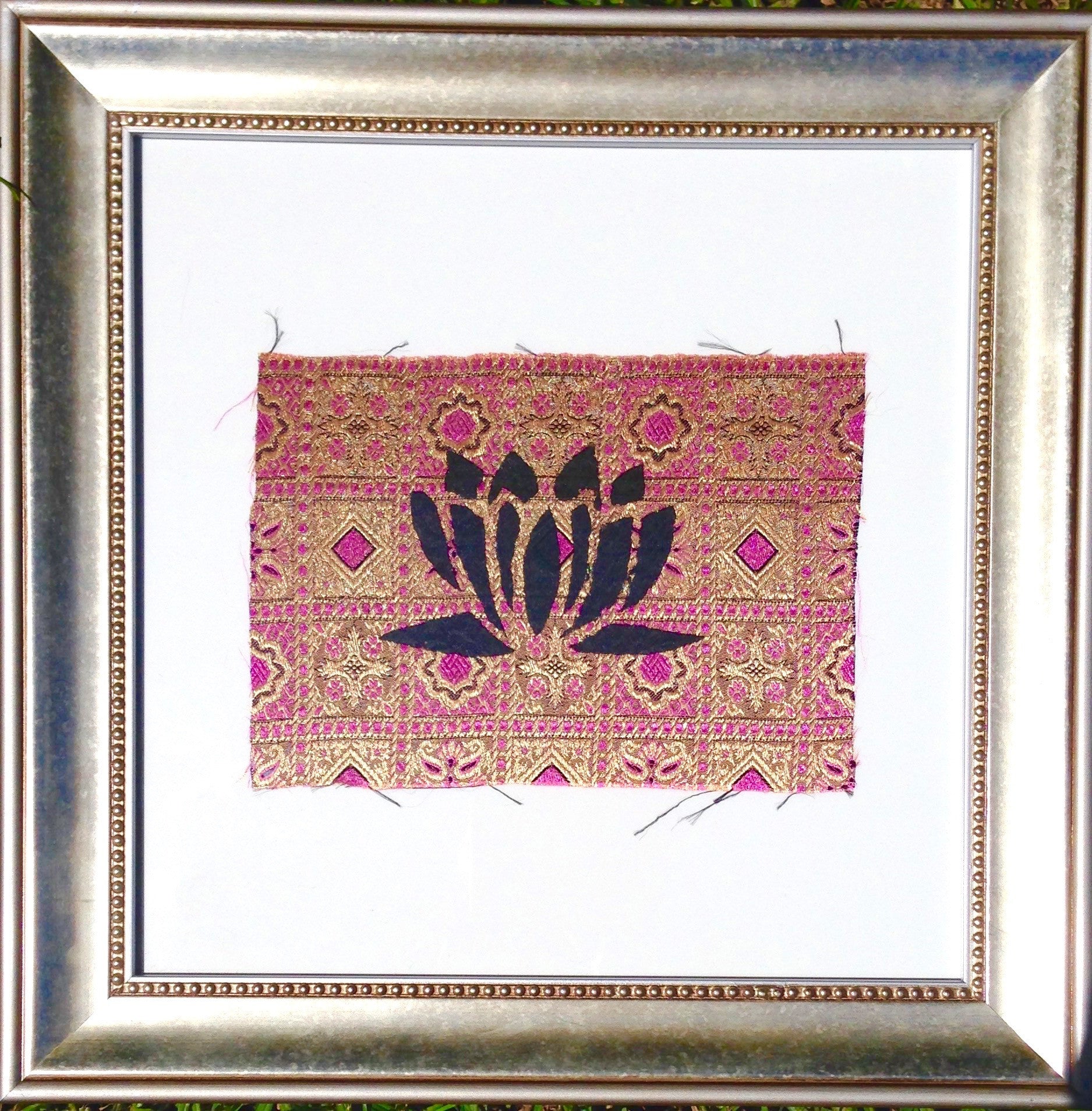Indonesia- Bali Collection- Framed Wall Print- Lotus (Purple Reverse)